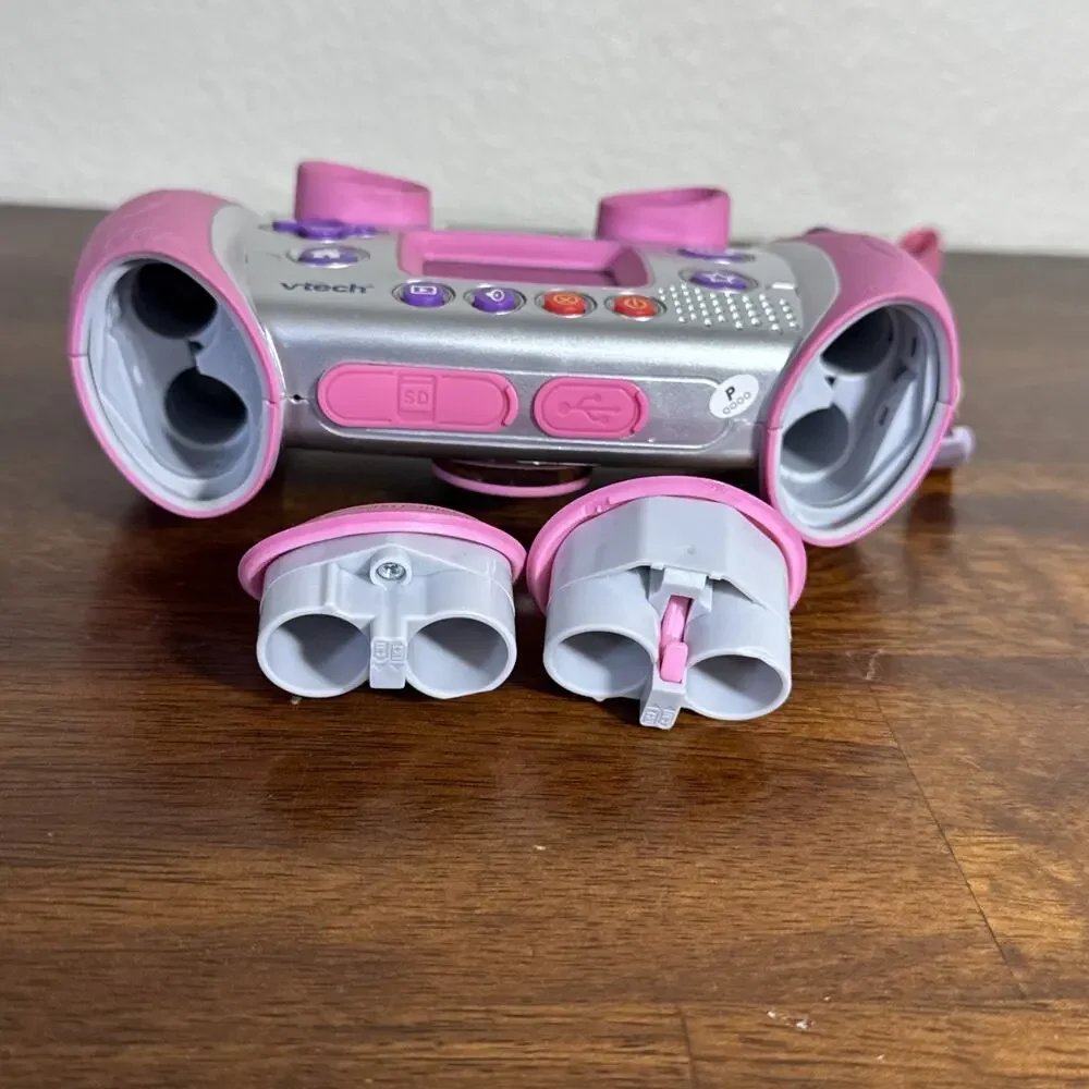 VTech Kidizoom Digital Camera Tested Working Pink 2 Megapixels 4x Zoom